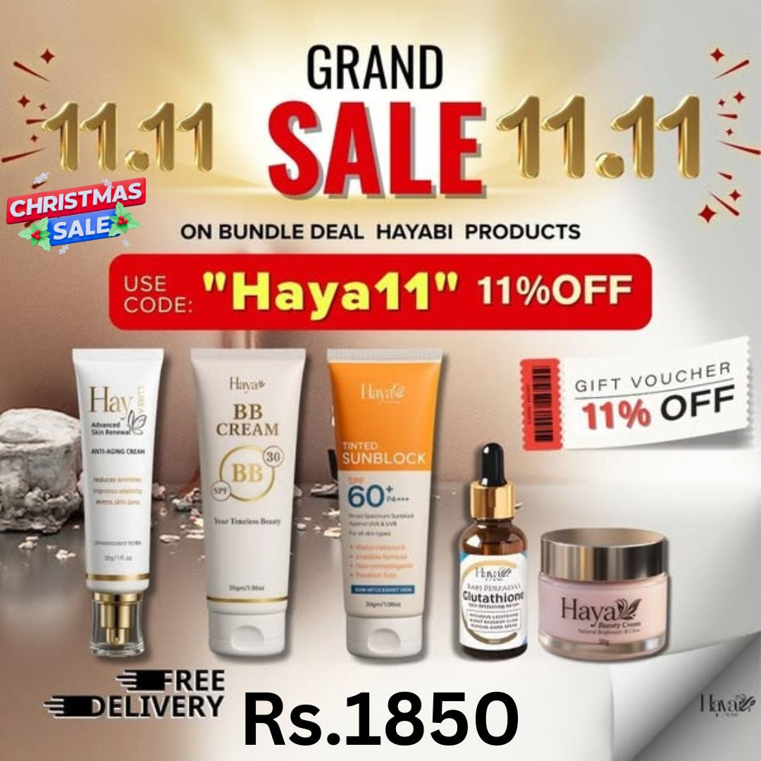 Haya Beauty 5-in-1 Kit – Free gift offer