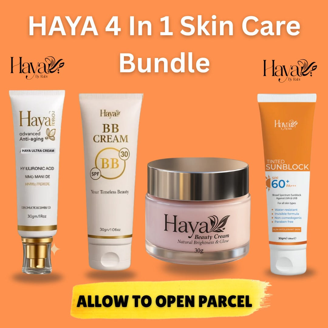 Haya By Rabi 4-IN-1 Hot Deal (Ultra Beauty Cream - BB Cream - Sunblock - Antiaging Cream)