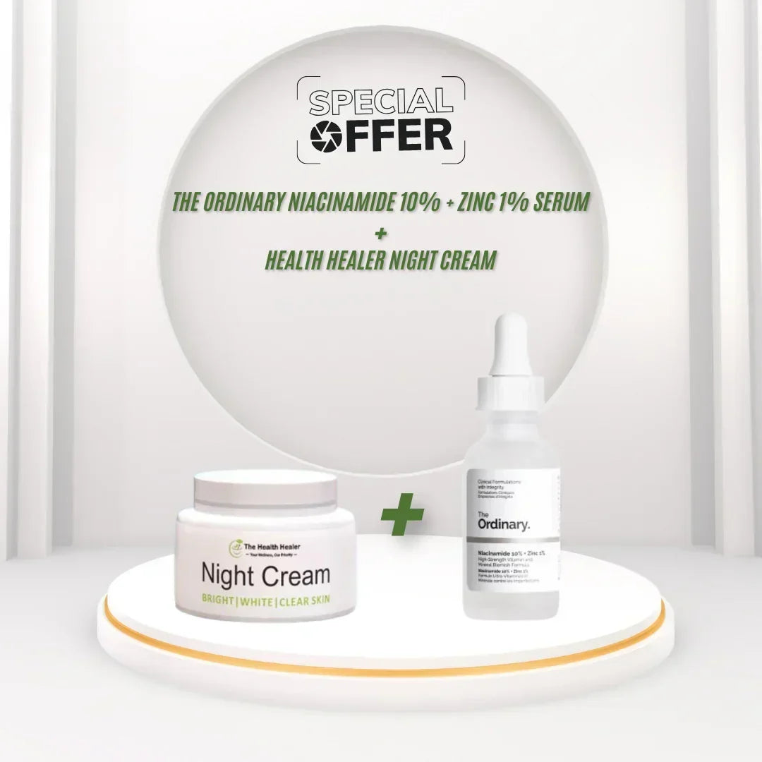 The Ordinary Niacinamide Serum & Health Healer Night Cream