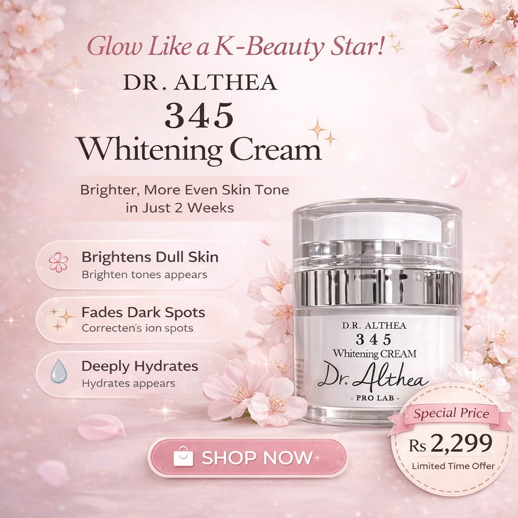 Dr. Althea 345 Whitening Cream Glow Like Korean Skin| Bright| Clear & Even Tone
