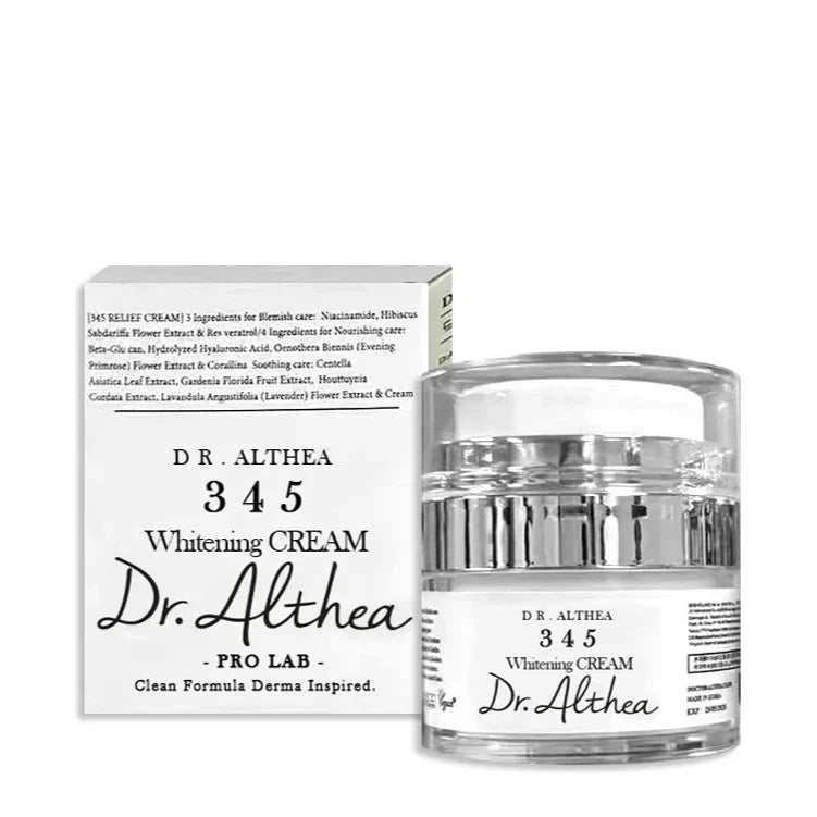 Dr. Althea 345 Whitening Cream Glow Like Korean Skin| Bright| Clear & Even Tone