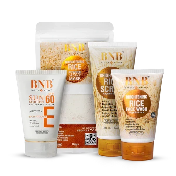 Rice Glow Kit + BNB Sunscreen