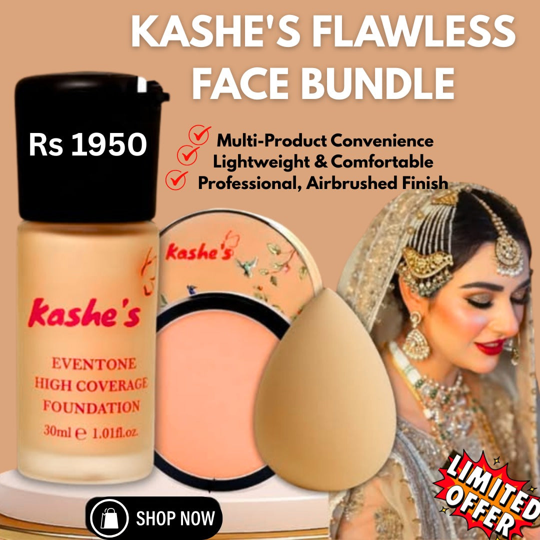 Kashe's Flawless Face Bundle (Rs1950)